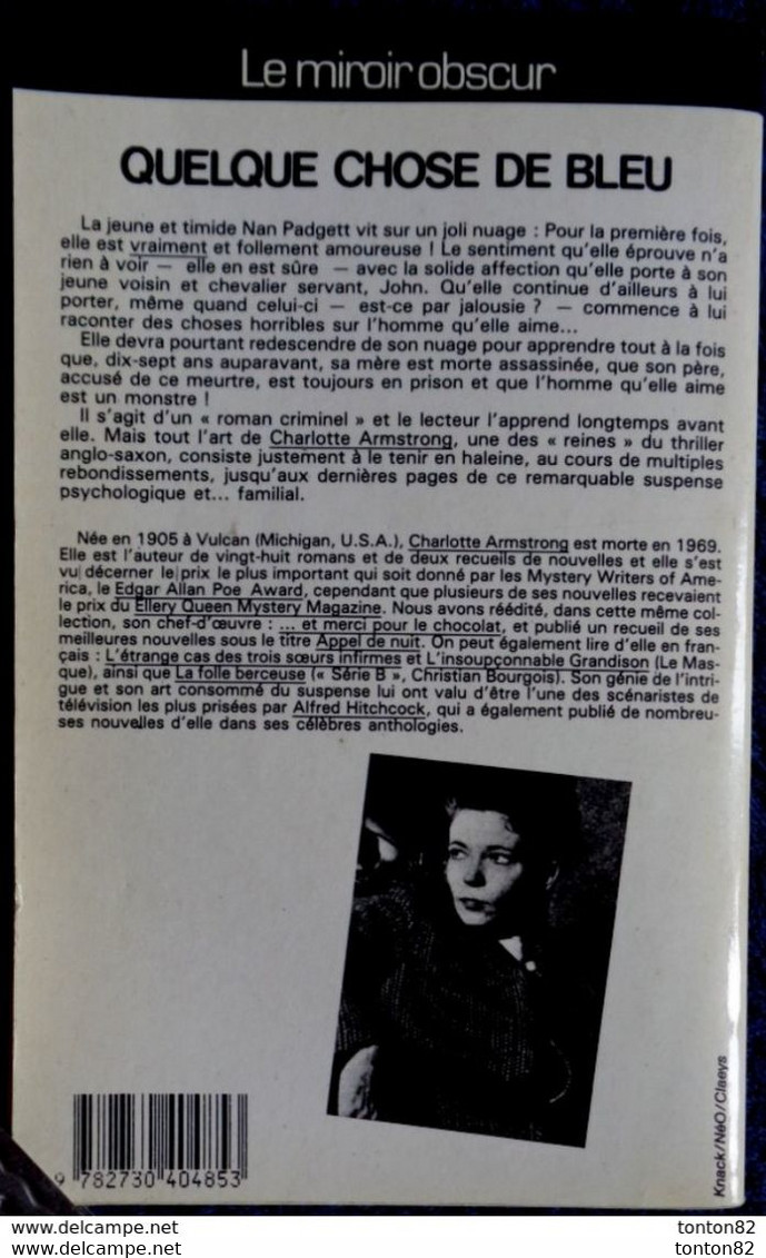 NéO 147 - Quelque Chose De Bleu - Charlotte Armstrong - ( 1988 ) . - NEO Nouvelles Ed. Oswald