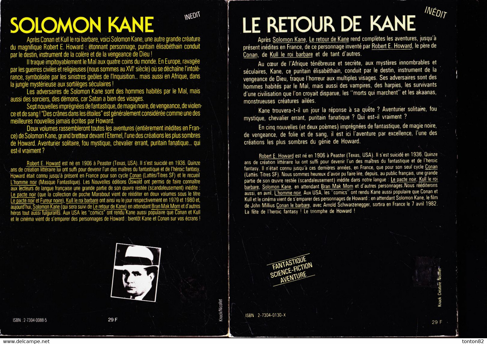 Robert Howard - Solomon Kane ( Tomes 1 & 2 ) - NéO N° 26 - 38 - ( 1983 ) - Inédit . - Neo