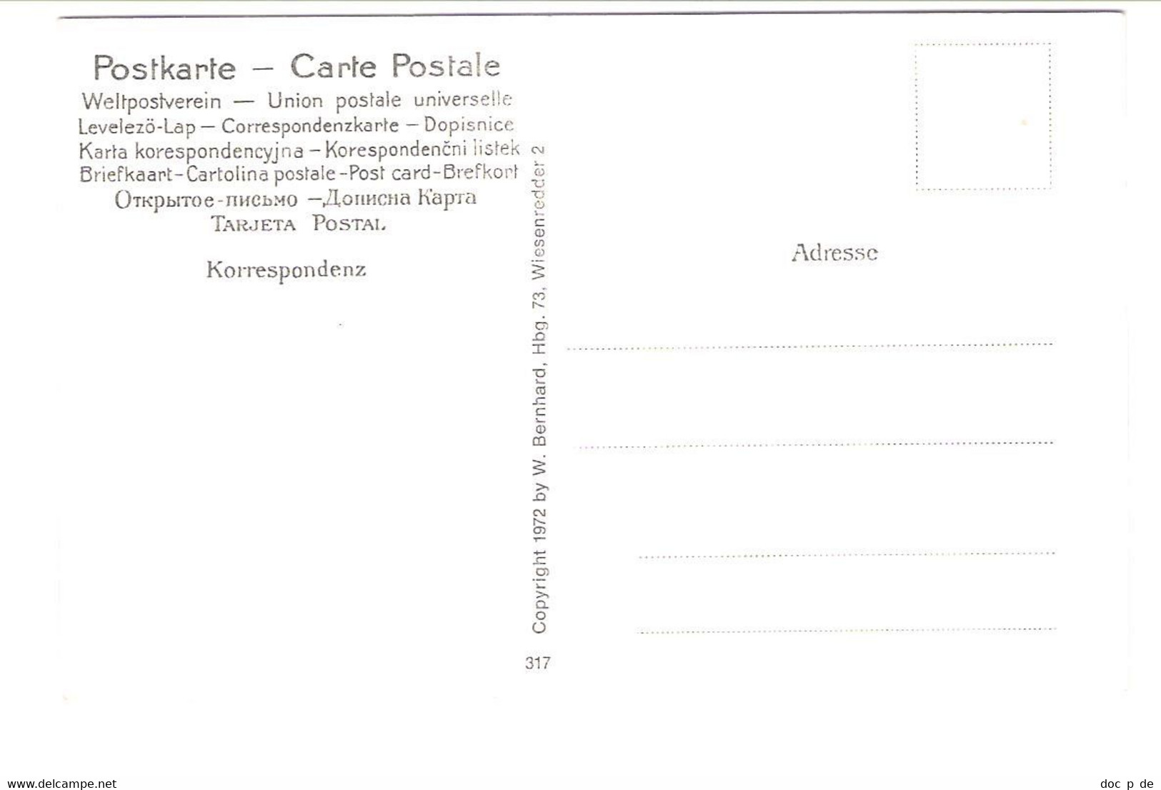 Deutschland - Berlin Steglitz - Markus Platz - Reprint Karte - Steglitz