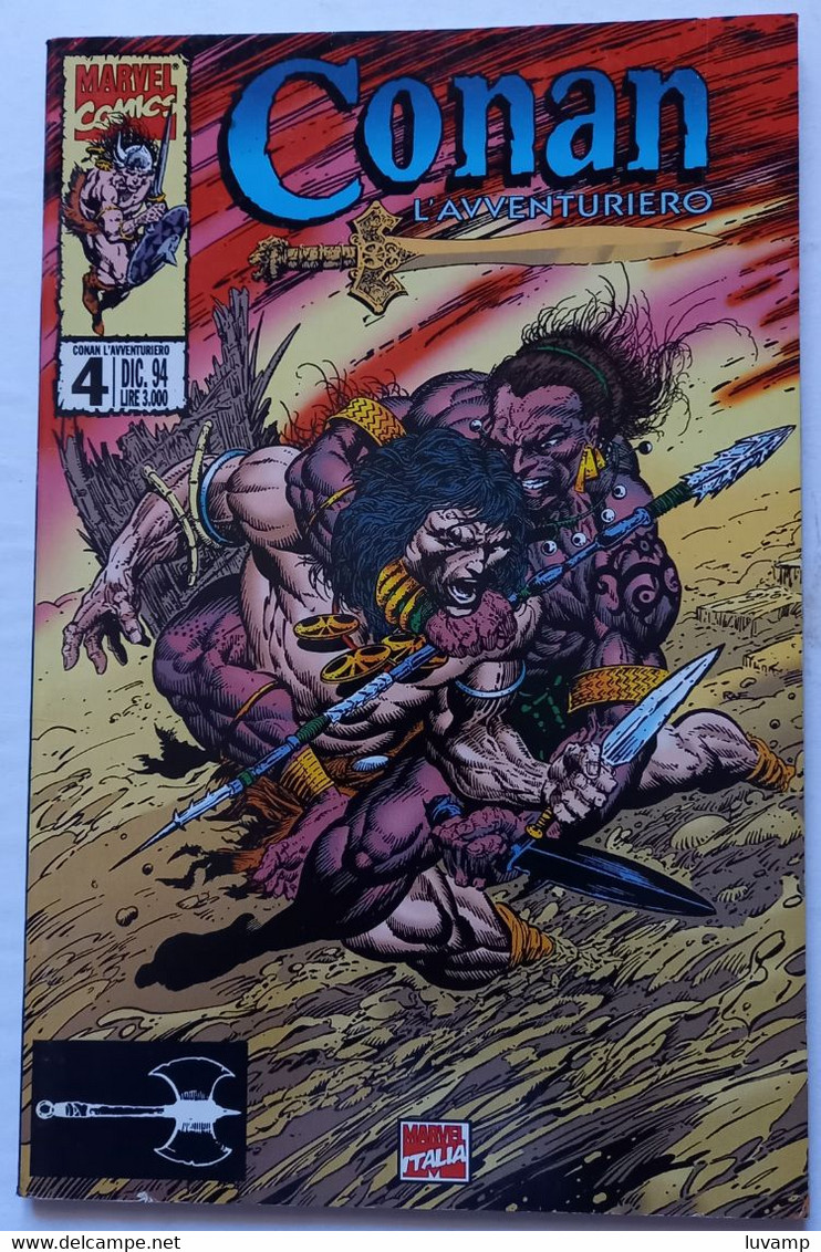 CONAN IL GUERRIERO - N 4   -MARVEL COMICS  NOVEMBRE 1994 ( CART 74) - Super Héros