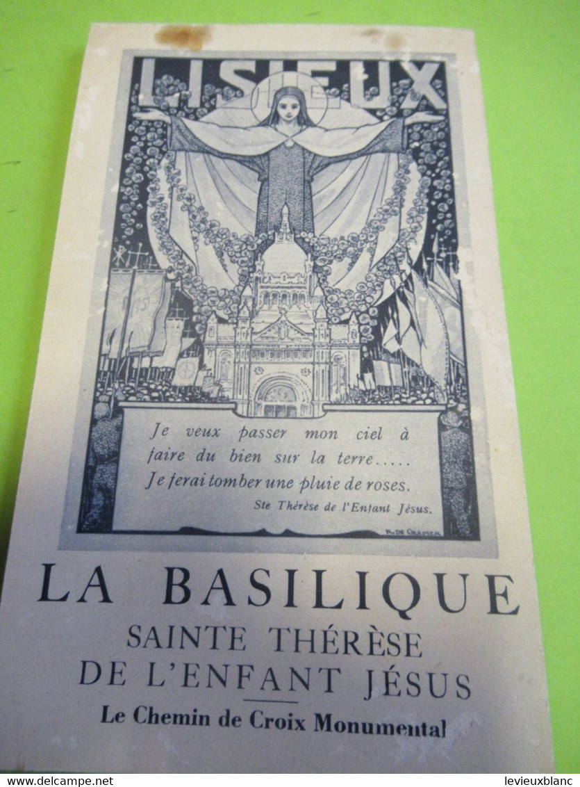 Cartes Postales Anciennes Au Profit De La Basilique De LISIEUX/Le Chemin De Croix Monumental/Draeger/Vers1930  CAN848 - Religion & Esotérisme