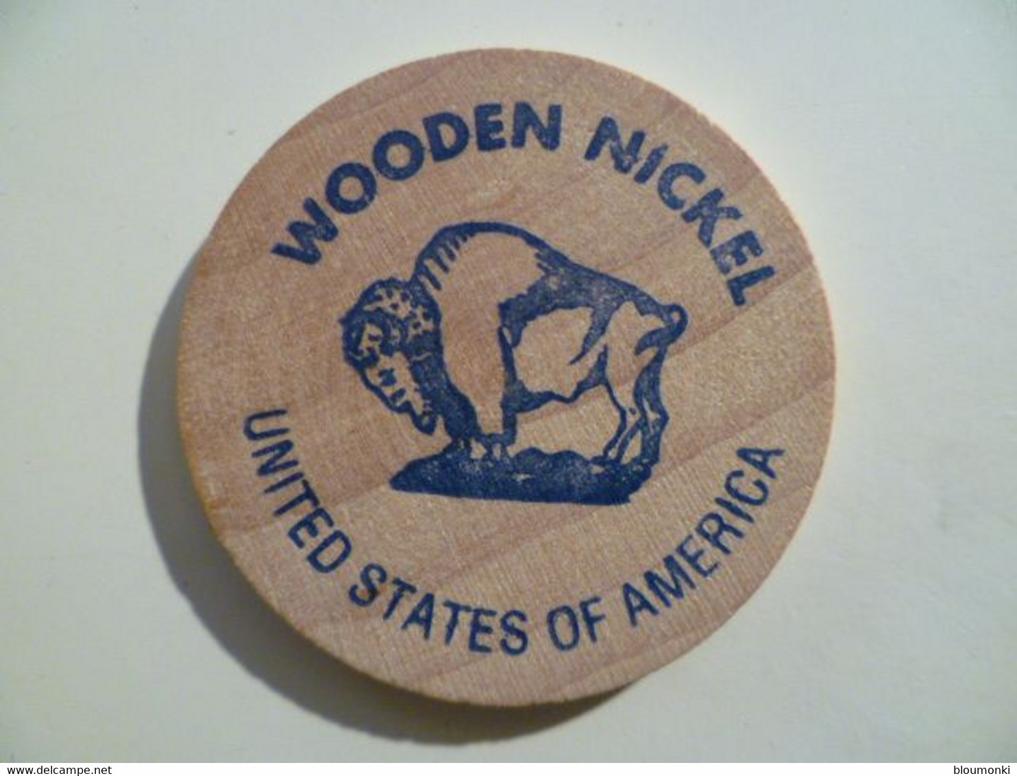 Jeton En Bois Wooden Nickel USA Dayton Dixie Coins & Stamps 1997 Anniversary - Professionnels/De Société