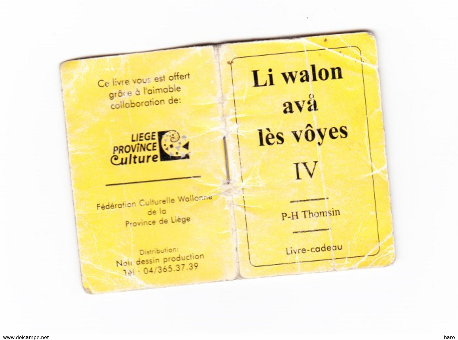 Petit Lexique De 15 Pages D'expressions -  Wallon Liégeois - Français De P-H Thomsin - Pratique
