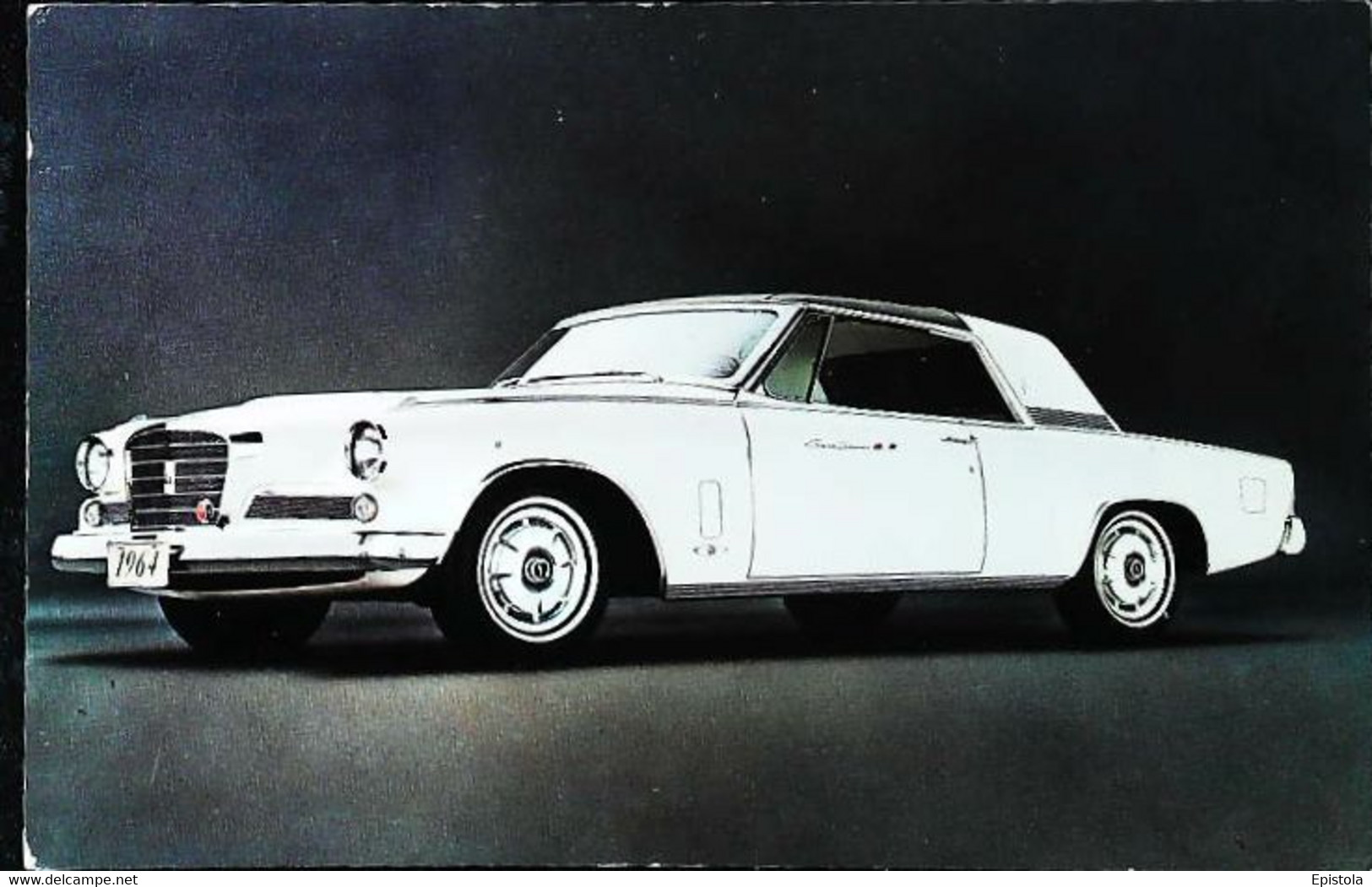 ► STUDEBAKER Gran Turismo Hawk 1963   - Automobile Publicity    (Litho In U.S.A.) Roadside - American Roadside