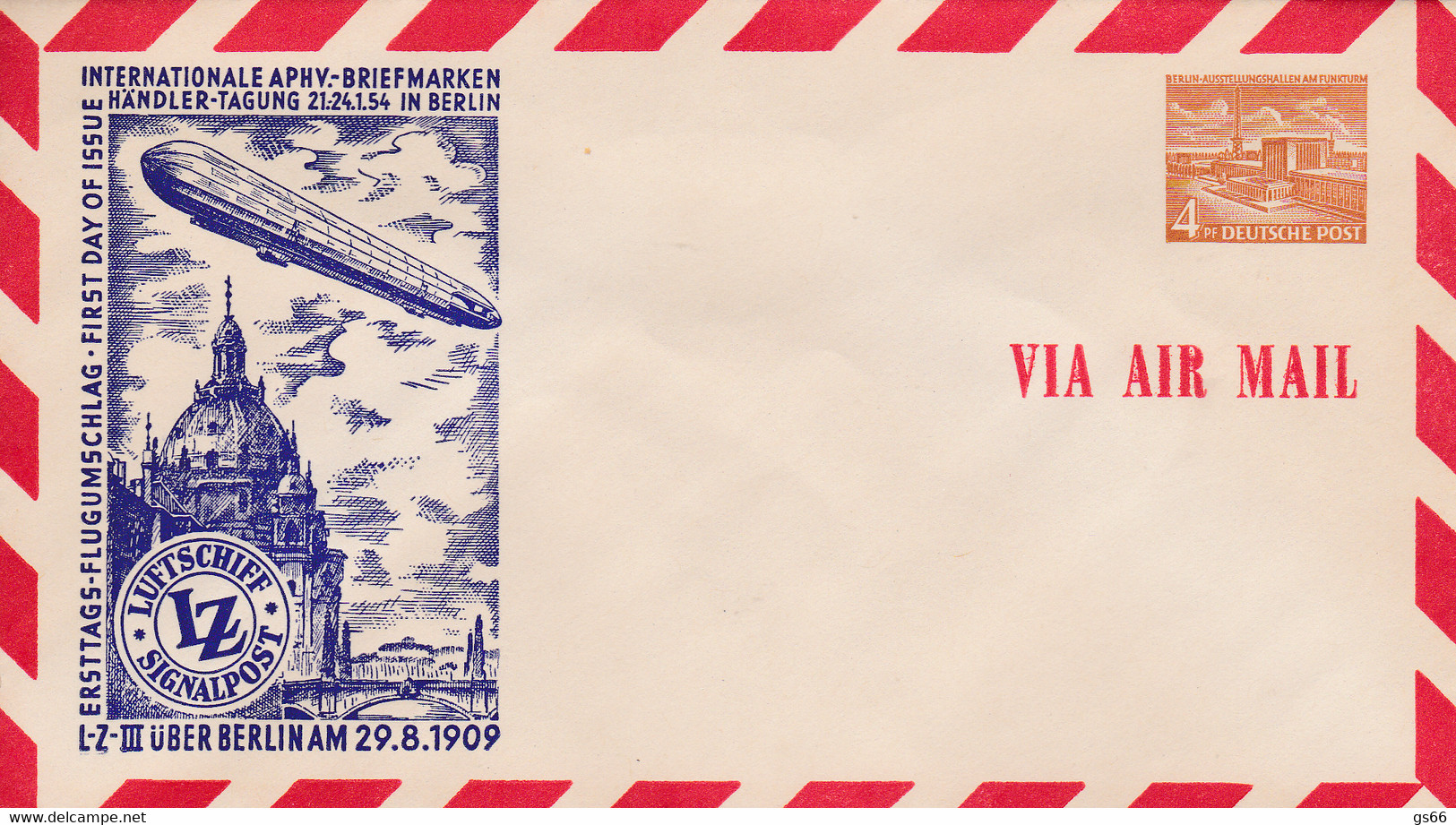 Berlin, PU 002 D2/3a,  APHV.-Briefmarken Händler Tagung 54 In Berlin - Privatumschläge - Ungebraucht