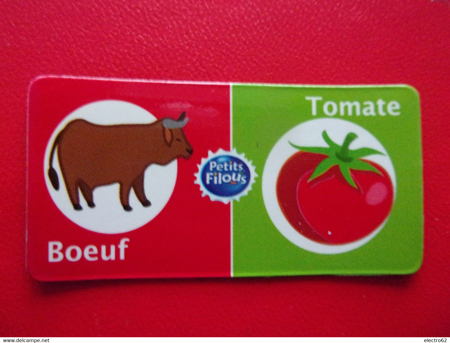 Magnet Petits Filous  Boeuf Tomate Tomato Pomodoro Beef Carne De Vaca Rindfleisch Manzo - Advertising