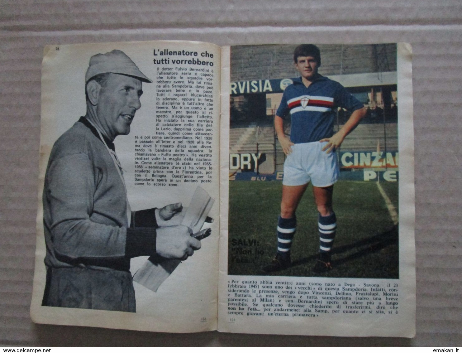 # IL MONELLO N 47  / 1968 ARTICOLO SAMPDORIA - Eerste Uitgaves