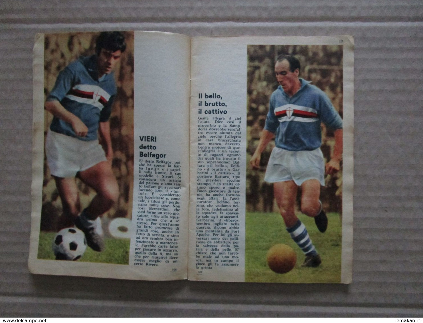 # IL MONELLO N 47  / 1968 ARTICOLO SAMPDORIA - First Editions