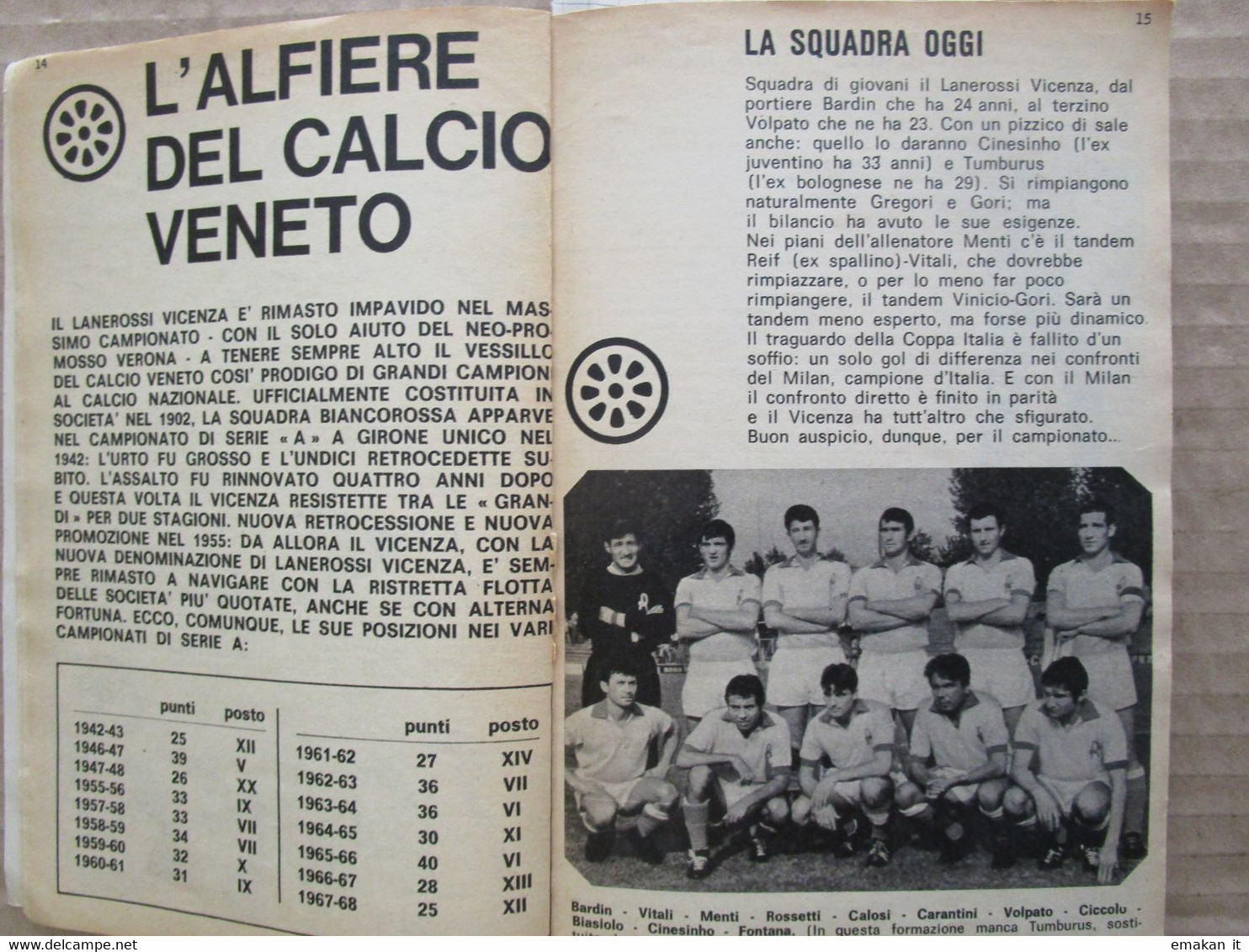 # IL MONELLO N 42 / 1968 ARTICOLO L.R. VICENZA - First Editions