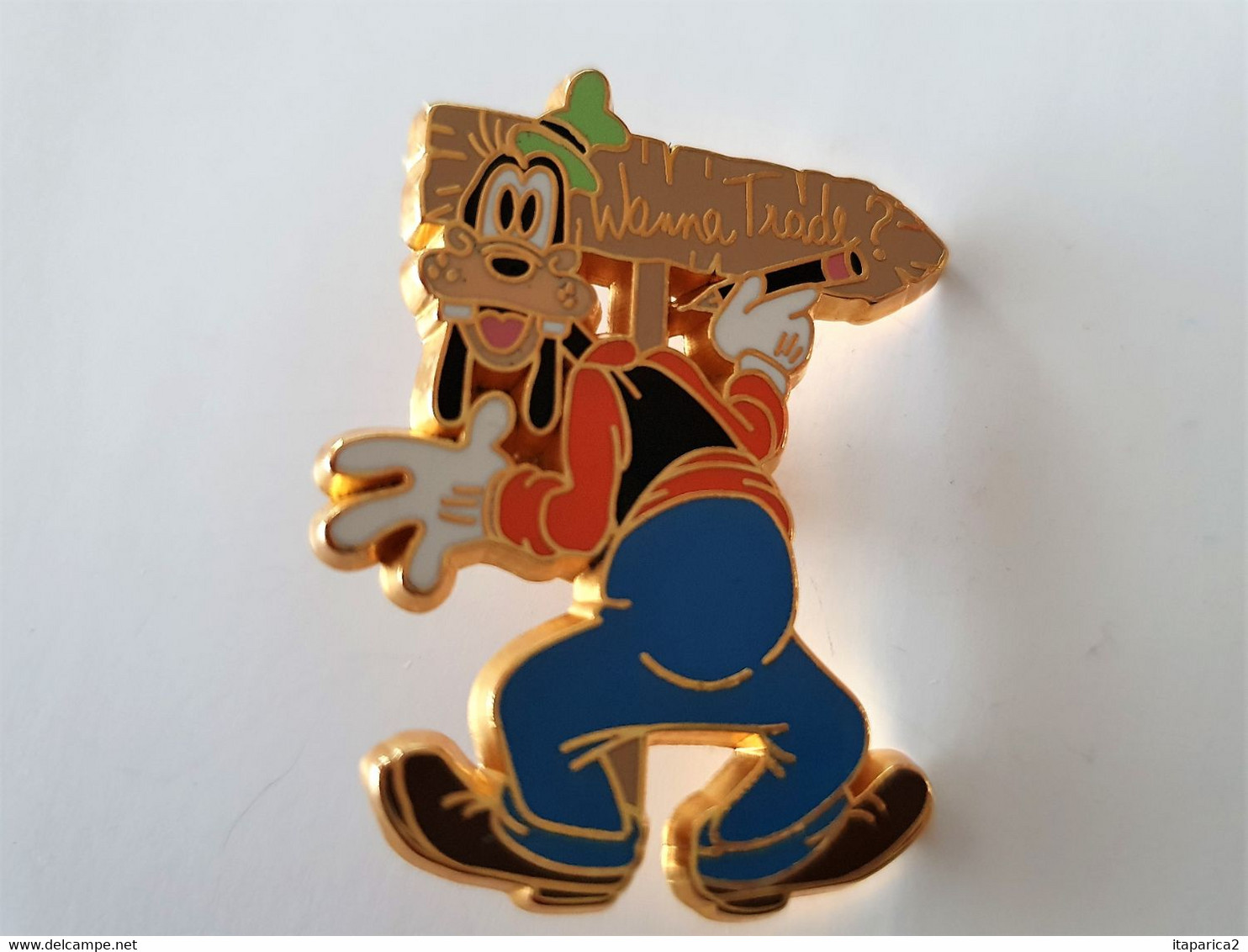 Pins Disney Dingo Wanna Trade / Limited édition / Hauteur 4.2 Cm / 33NAT - Disney