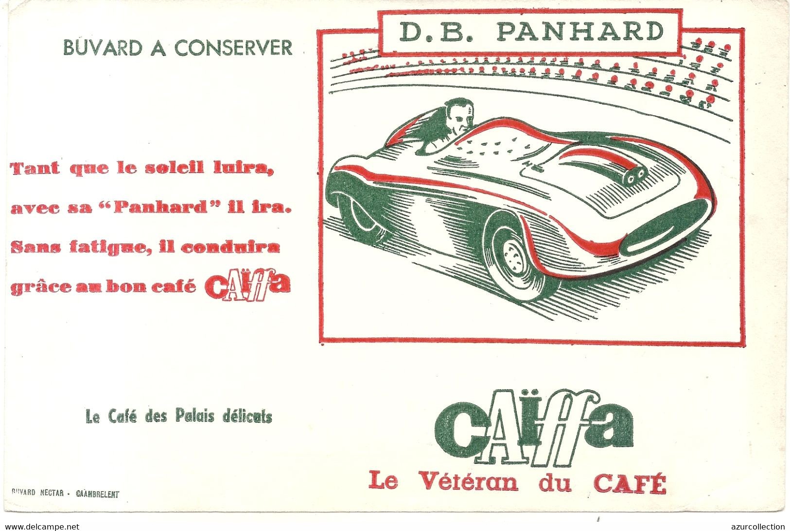 D.B PANHARD . CAFE CAIFFA - Automobile