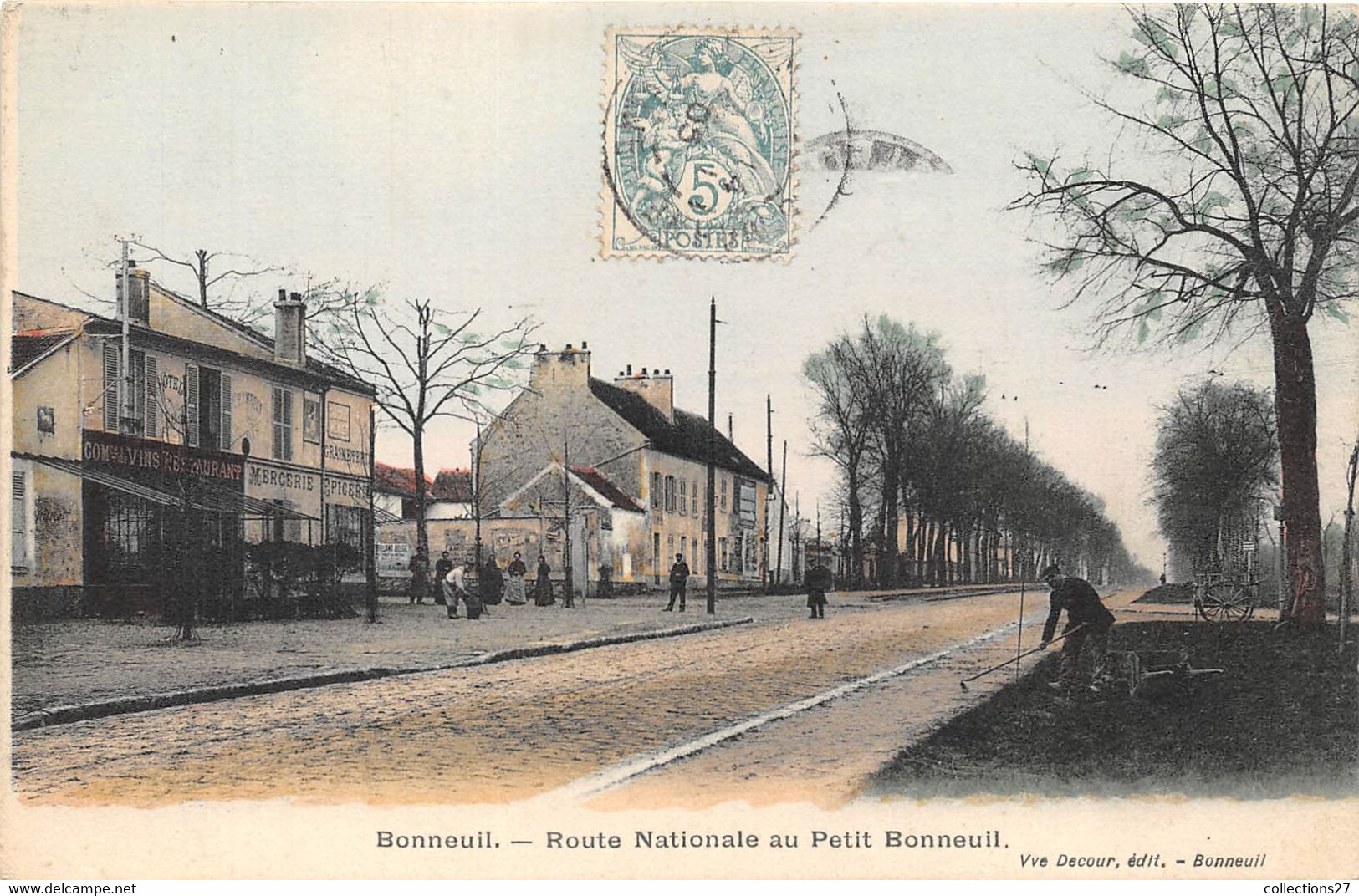 94-BONNEUIL-ROUTE NATIONALE AU PETIT BONNEUIL - Bonneuil Sur Marne