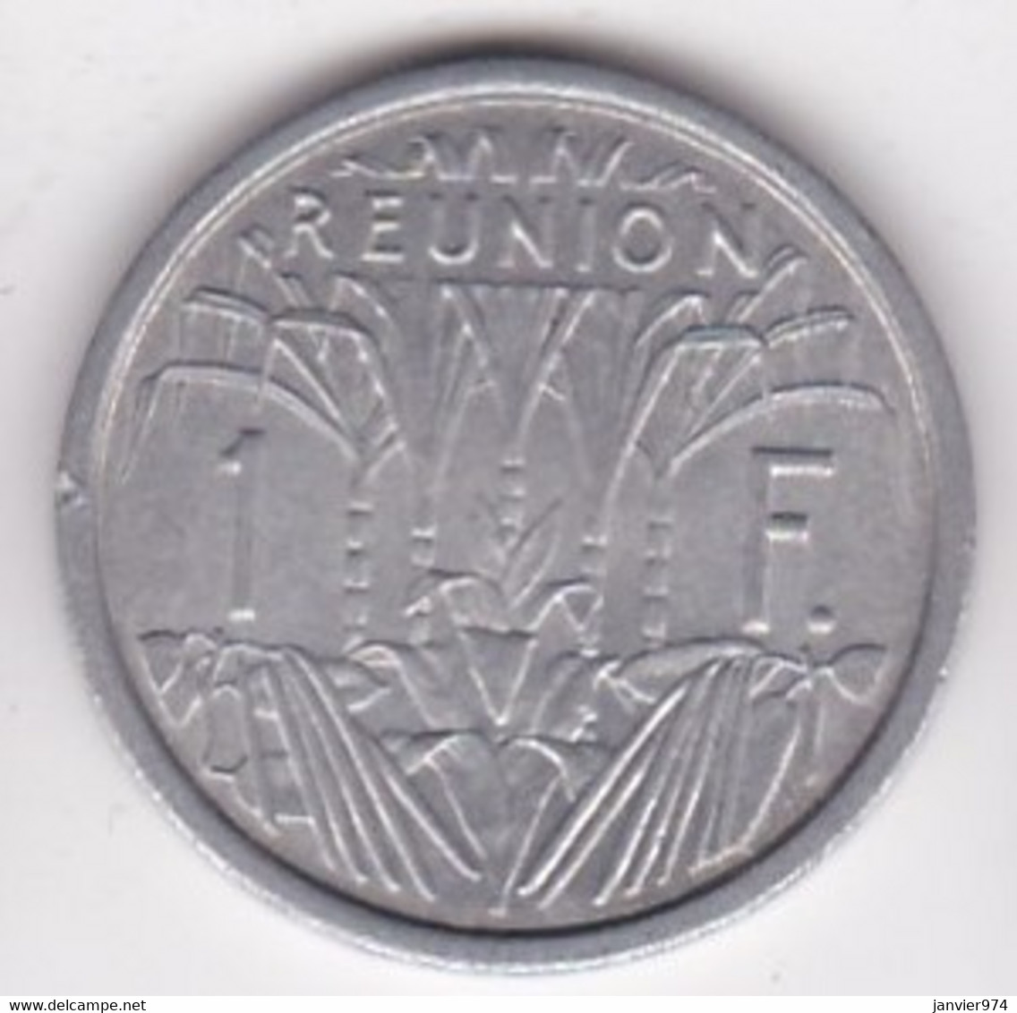 ILE DE LA REUNION. 1 FRANC 1971. ALUMINIUM - Réunion