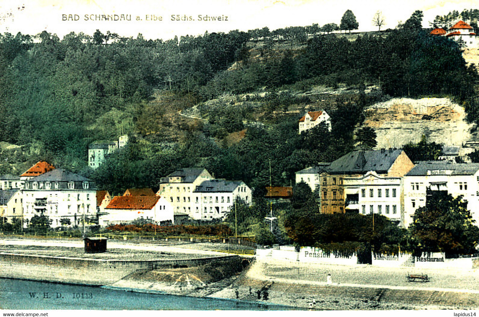 A S 543  /   C P A - ALLEMAGNE-  BAD SCHANDAU A ELBE SACHS SCHWEIZ - Bad Schwalbach