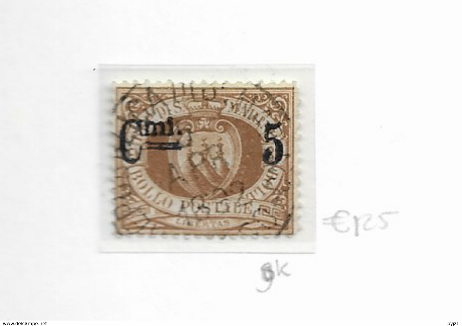 1892 San Marino Mi 8-11 - Oblitérés