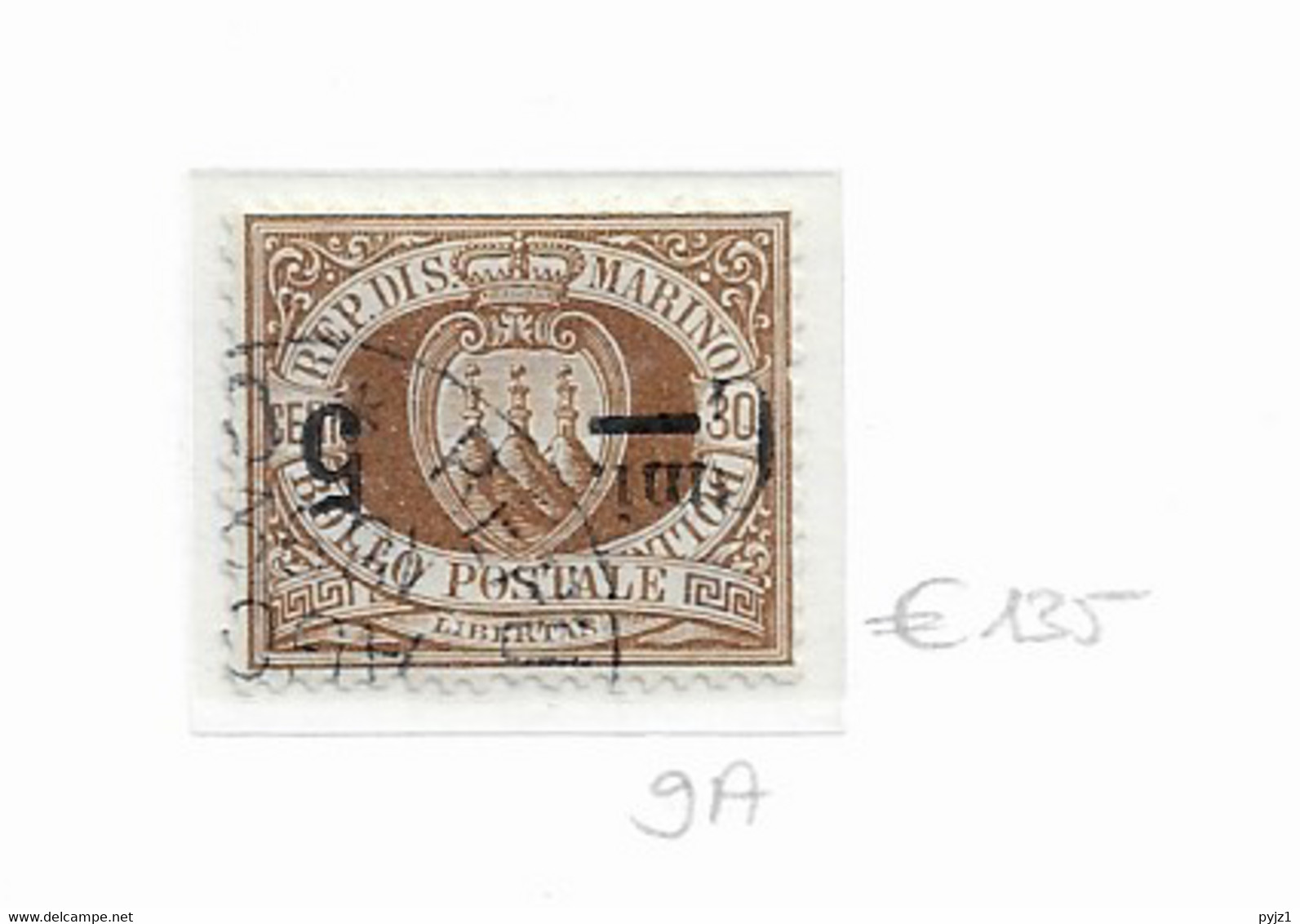 1892 San Marino Mi 8-11 - Usados