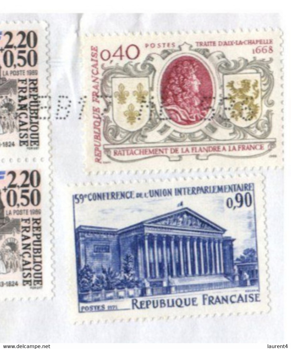 (X21) Cover Posted From France To Australia (with Older Stamps...) Posted 2017 - Andere & Zonder Classificatie