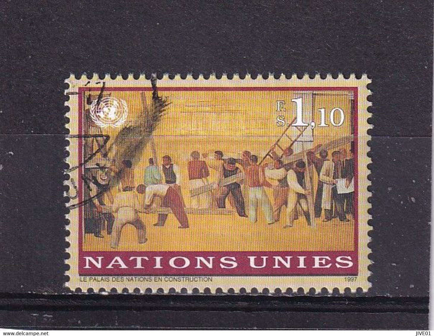 NATIONS-UNIES OFFICE DE GENEVE 1997  : Y/T N° 324  OBLIT - Otros & Sin Clasificación