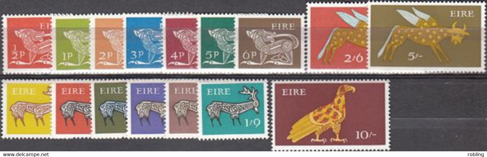 Ierland 1968. Animals Stylized. Michel 210-25 - Autres & Non Classés