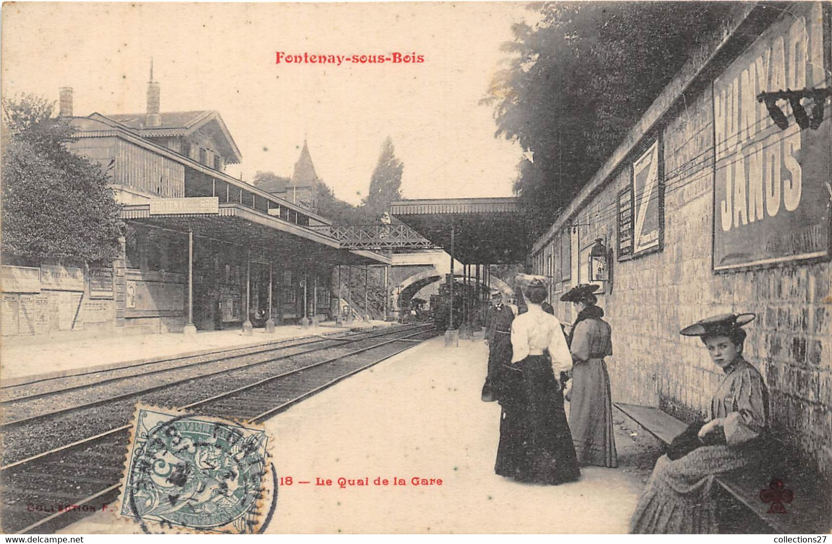 94-FONTENAY-SOUS-BOIS- LE QUAI DE LA GARE - Fontenay Sous Bois