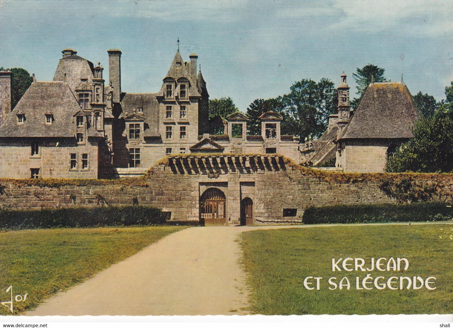 CPSM  CHATEAU DE KERJEAN ET SA LEGENDE SAINT VOUGAY - Saint-Vougay