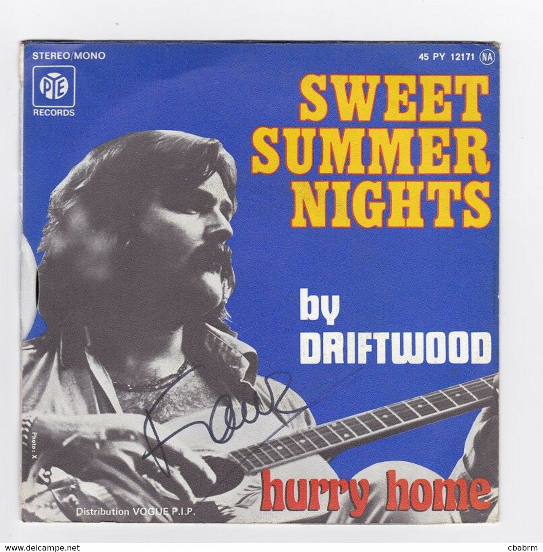 SP 45 TOURS DRIFTWOOD SWEET SUMMER NIGHTS PYE RECORDS 45 PY 12171 En 1979 - Soul - R&B