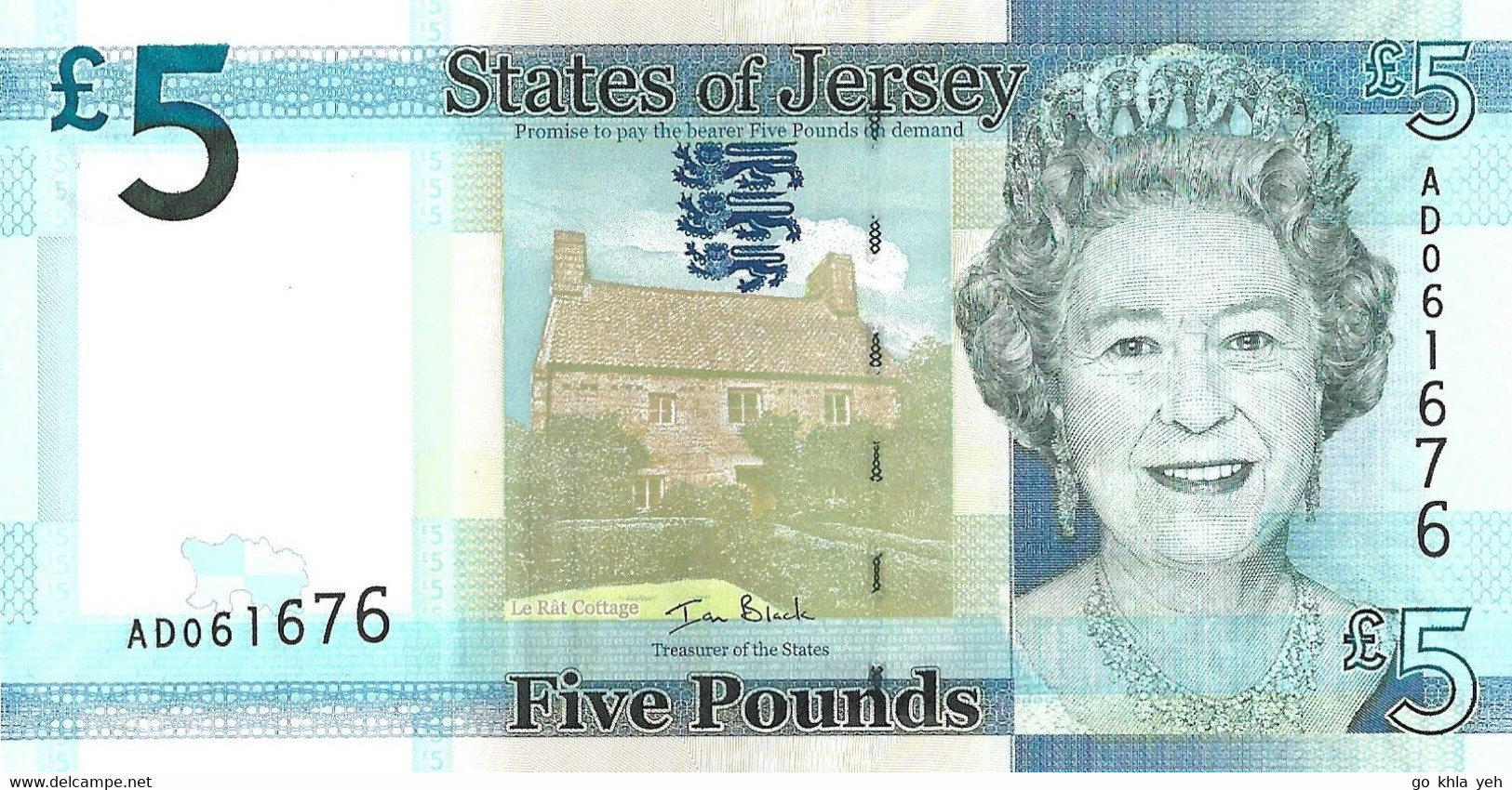 JERSEY 2010 5 Pound - P.33a Neuf UNC - Jersey