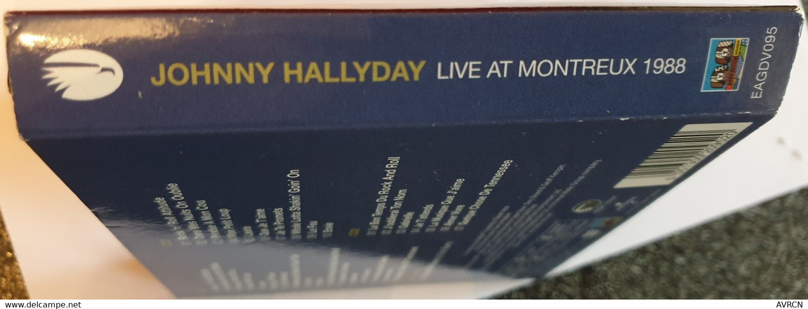 JOHNNY HALLYDAY LIVE AT MONTREUX 1988 . ALBUM DOUBLE CD + 1 DVD..Eagle EAGDV095