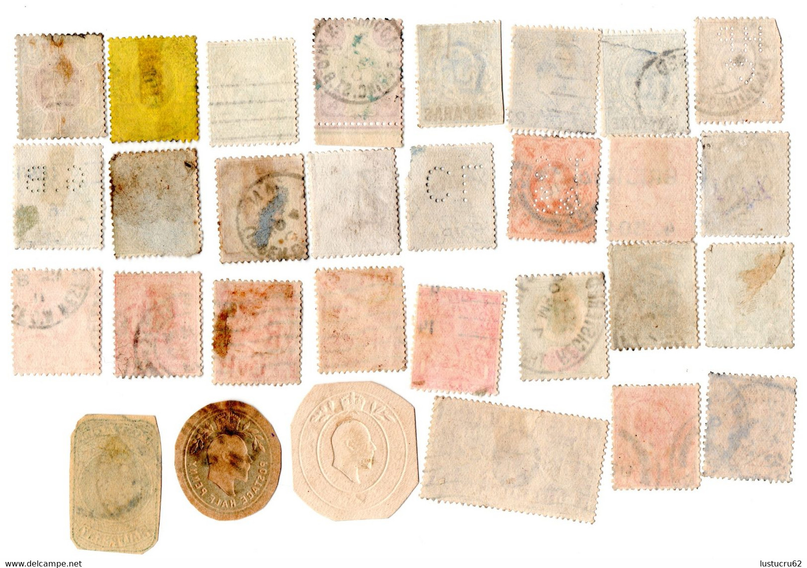 30 Timbres Ou Entiers Postaux  Edward VII Et Georges V Oblitérés - Unclassified