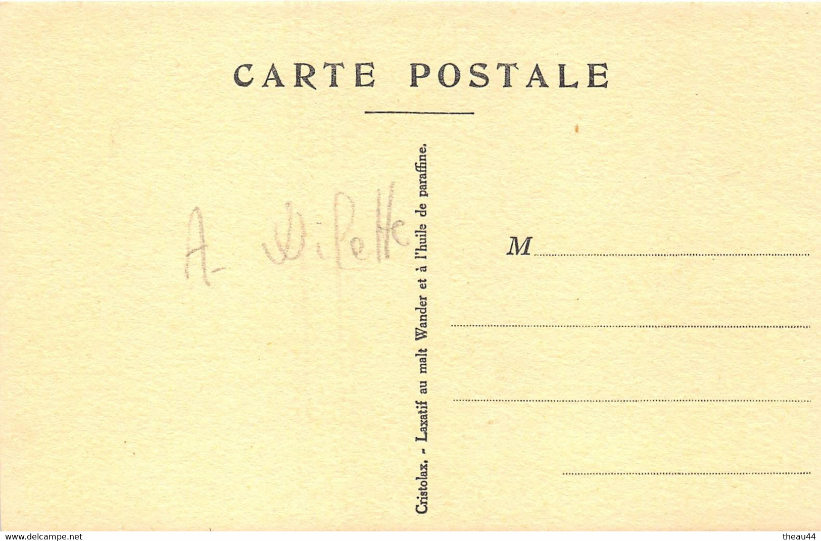 ¤¤    -    Lot De 2 Cartes De L' Illustrateur " WILLETTE " -   ¤¤ - Wilette