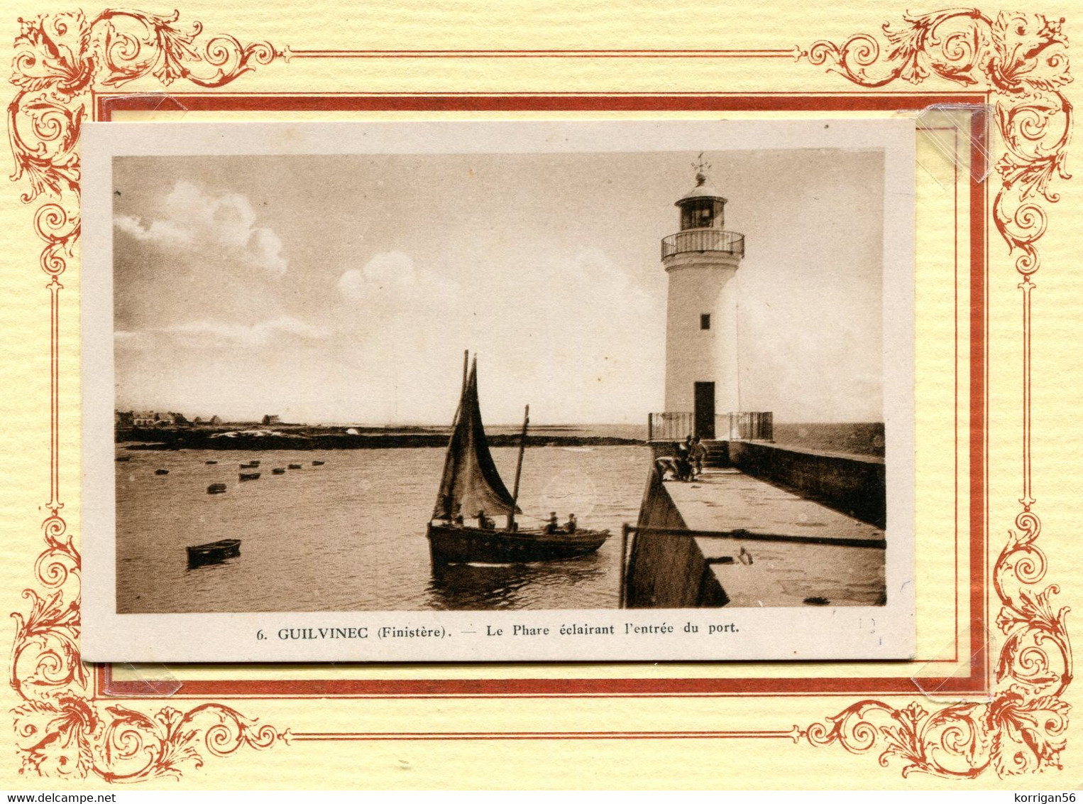 GUILVINEC *** LE PHARE ECLAIRANT L ENTREE DU PORT *** - Guilvinec