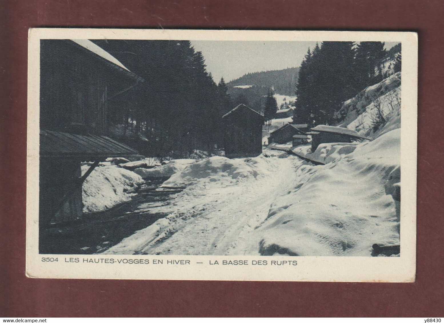 CPA - FRESSE SUR MOSELLE - Carte Neuve . N° 3504 - La Basse Des Rupt En Hiver  - Scannes Face & Dos - Fresse Sur Moselle