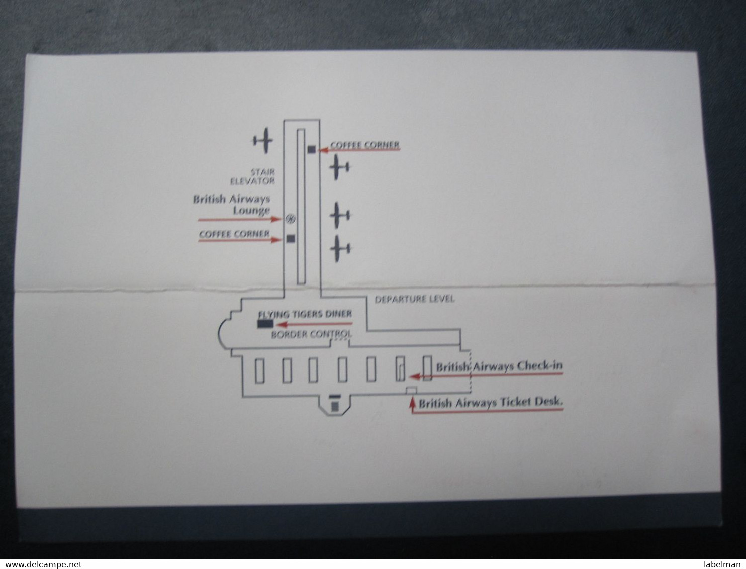 UK UNITED KINGDOM ENGLAND BRITISH AIRWAYS AIRLINE TICKET HOLDER BOOKLET VIP TAG LUGGAGE BUGGAGE PLANE AIRCRAFT AIRPORT - Mondo