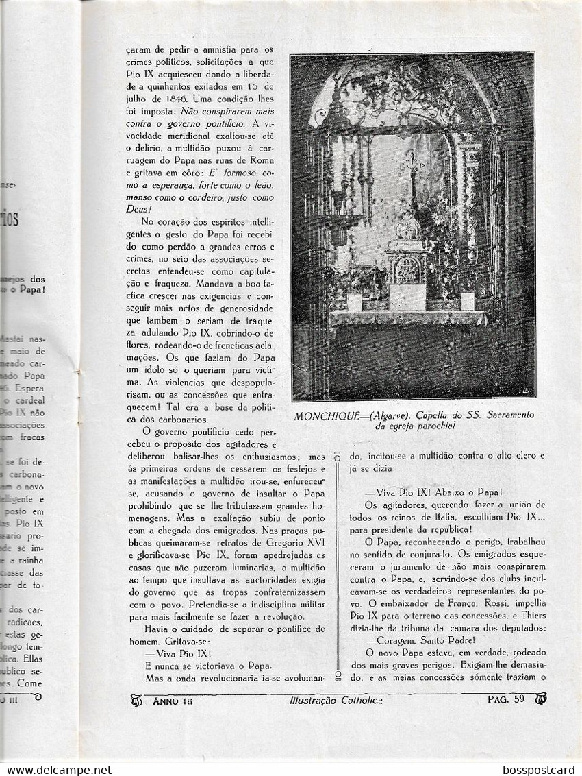 Braga Guimarães Porto Gaia Leça Póvoa de Varzim Monchique Faro Revista Ilustração Católica Nº 108. 1915