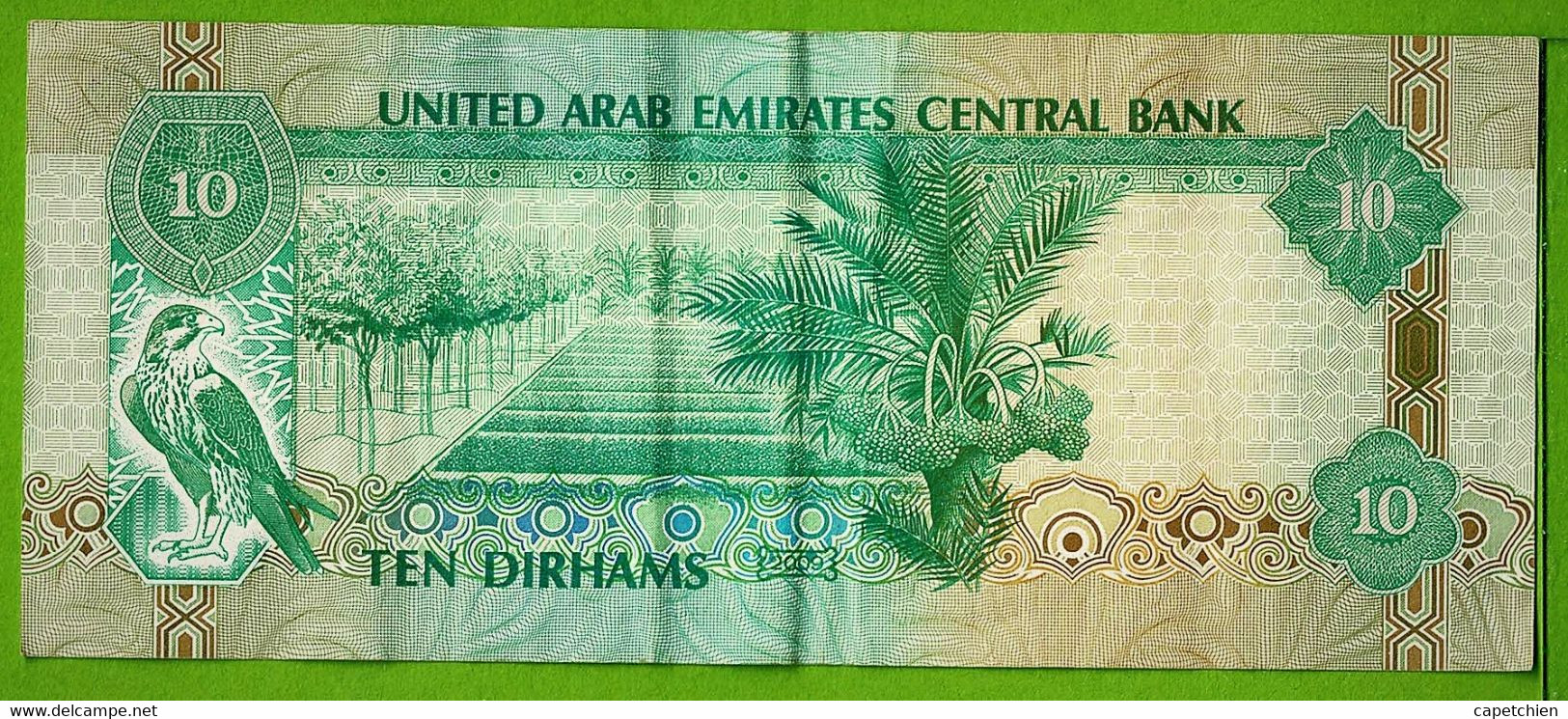 UNITED ARAB EMIRATES / TEN DIRHAMS / 1420 AH - Emirats Arabes Unis