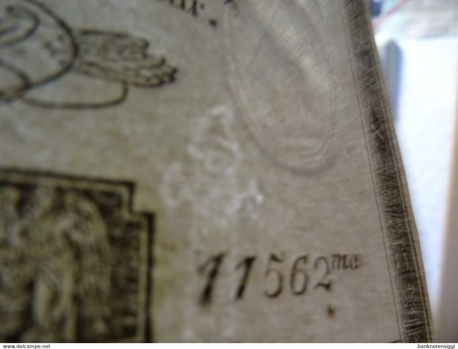 Banknote Frankreich Assignat 10 Livres 1792.