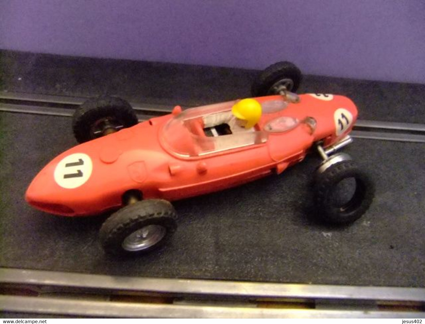 SCALEXTRIC TRI-ANG FERRARI 156 V6 GUIA FIJA - Road Racing Sets