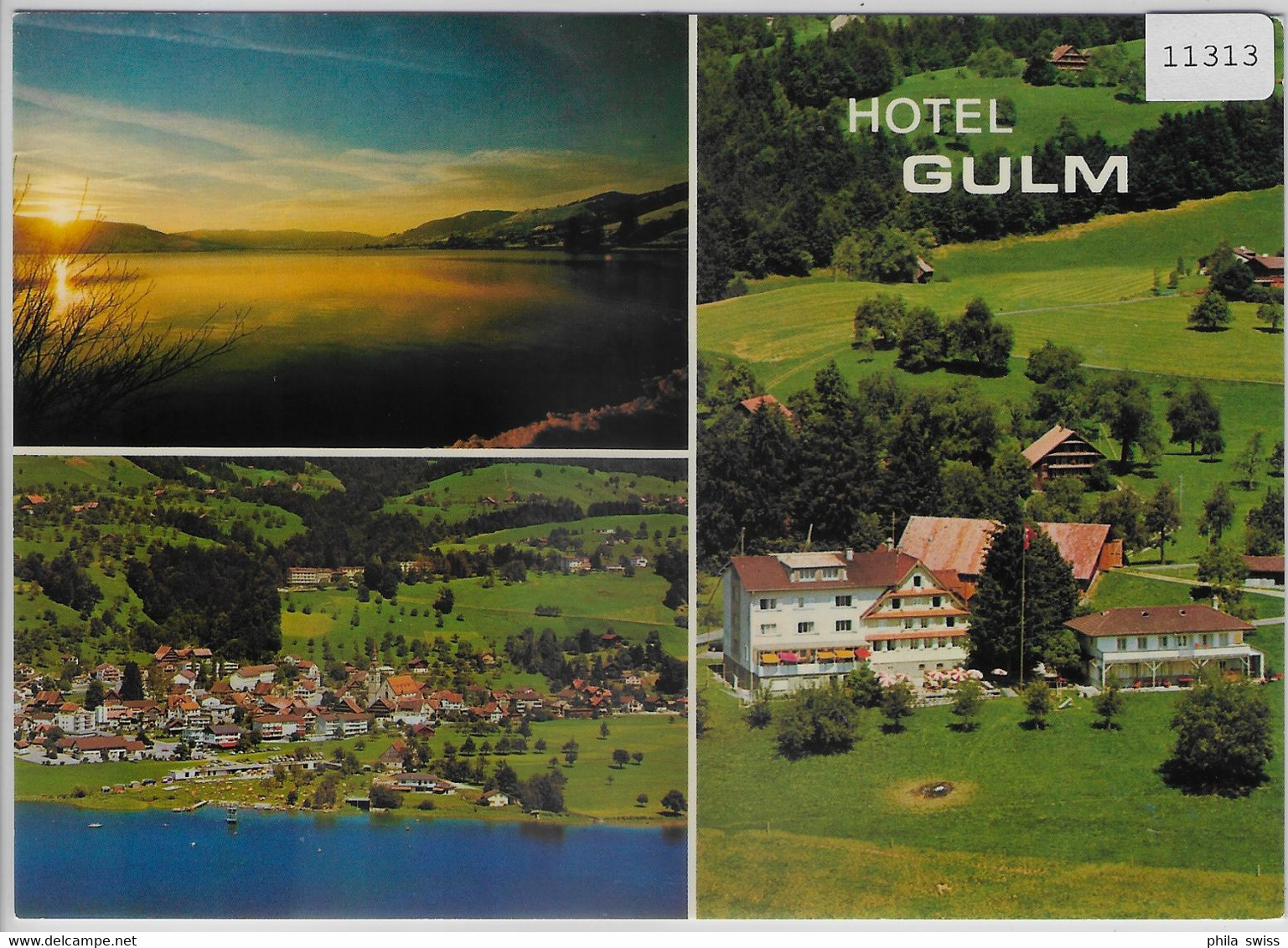 Flugaufnahme Hotel Gulm Oberägeri ZG - Oberägeri