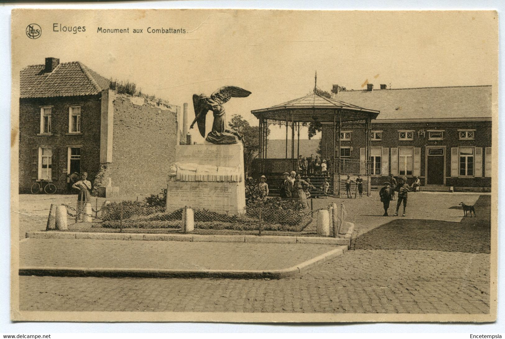 CPA - Carte Postale - Belgique - Elouges - Monument Aux Combattants (DG15054) - Dour