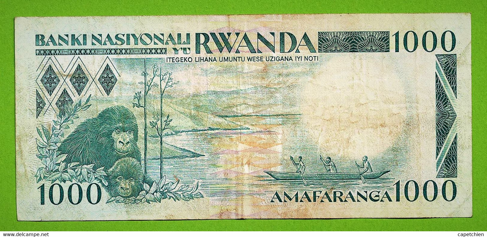 RWANDA / 1000 FRANCS / 01 JANVIER 1988 - Rwanda