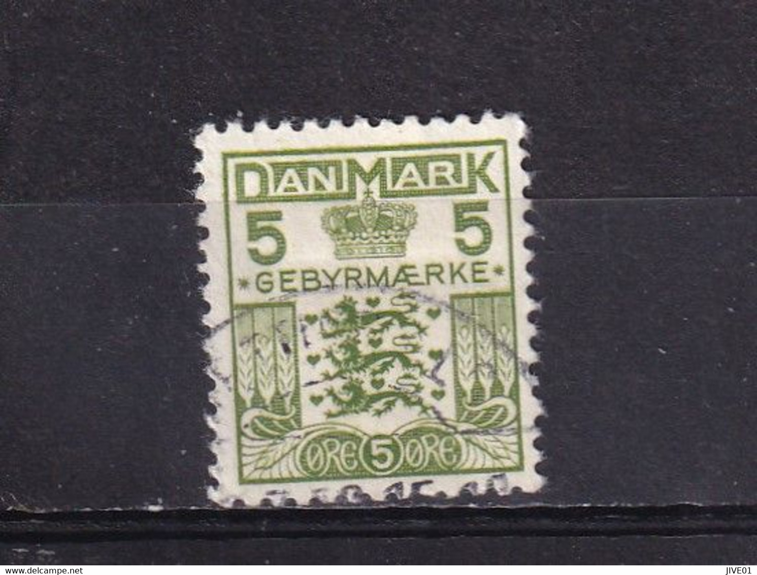 DANEMARK 1934 :  Y/T FISCAL TAXE N° 34 OBLIT. - Fiscaux