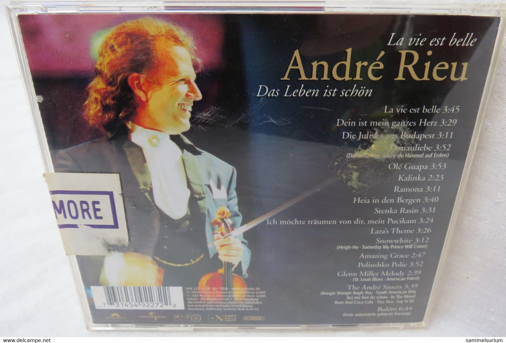 CD "André Rieu" La Vie Est Belle - Instrumental