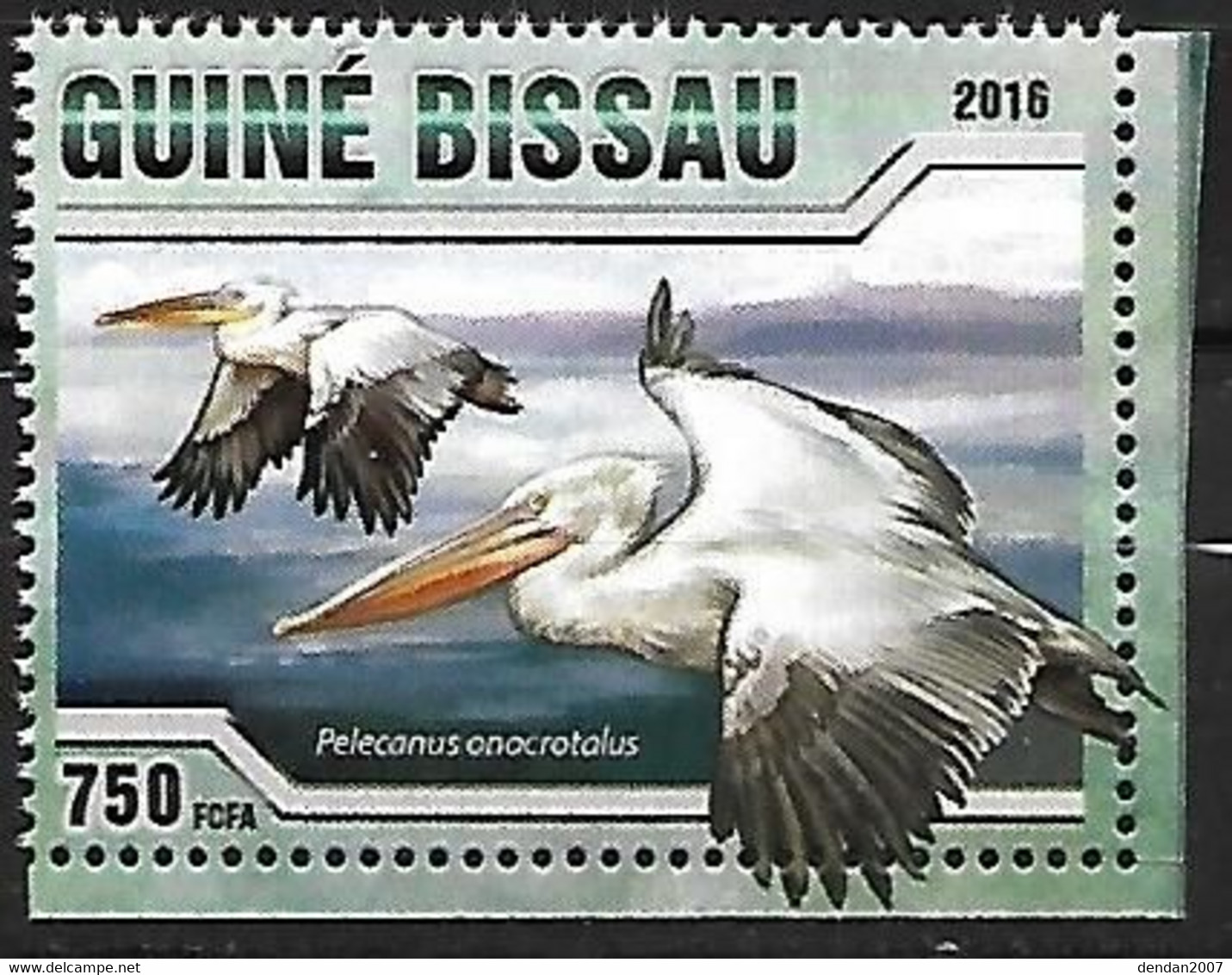 Guinea Bissau, Guiné Bissau - MNH 2016 :   Great White Pelican  -  Pelecanus Onocrotalus - Pelikanen