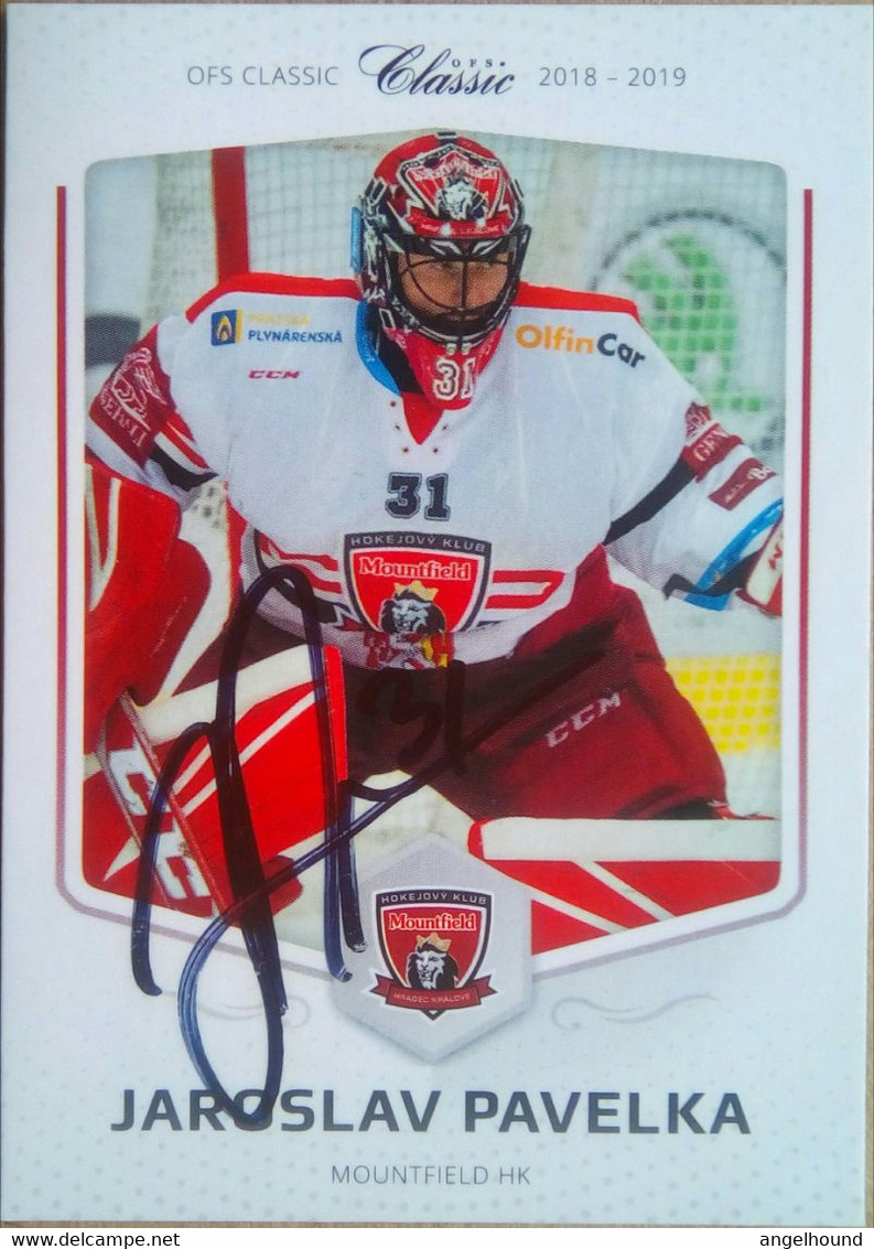 Jaroslav Pavelka ( Ice Hockey Player) - Autographes