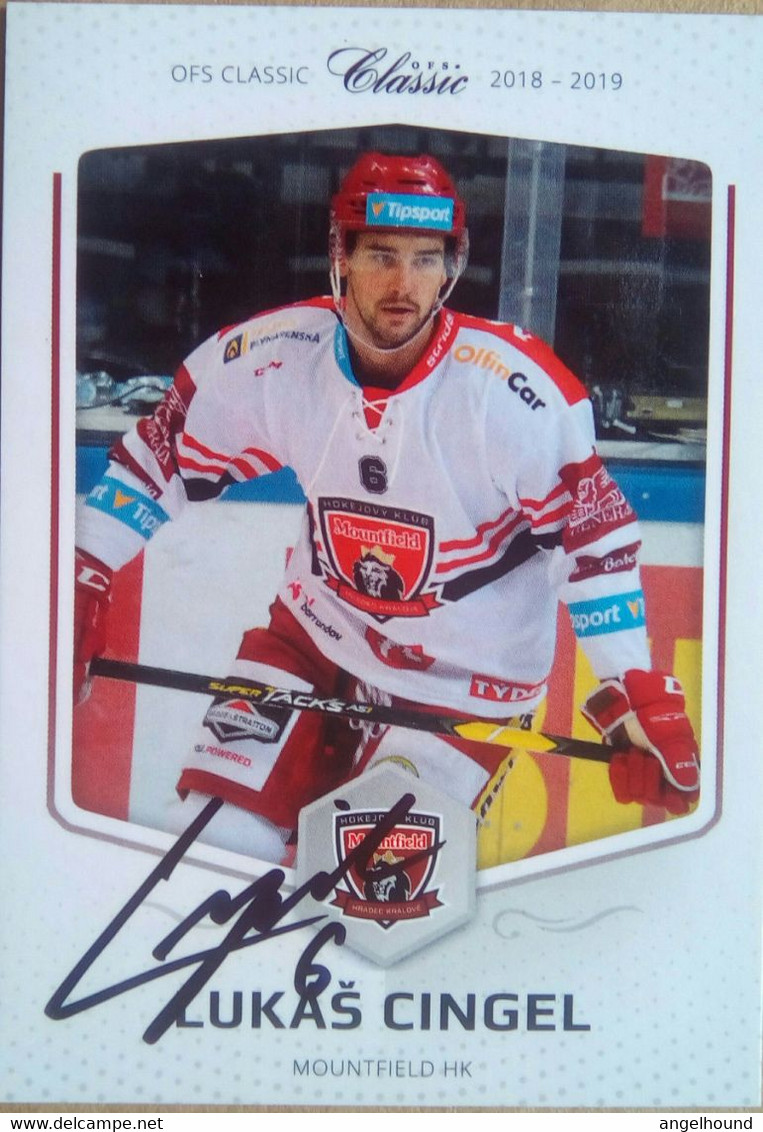 Lukas Cingel ( Ice Hockey Player) - Autogramme