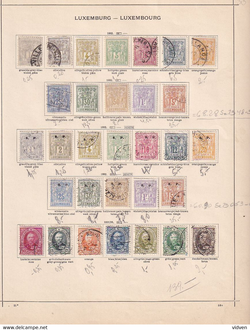 Luxemburg,  Post Stamps - Altri & Non Classificati