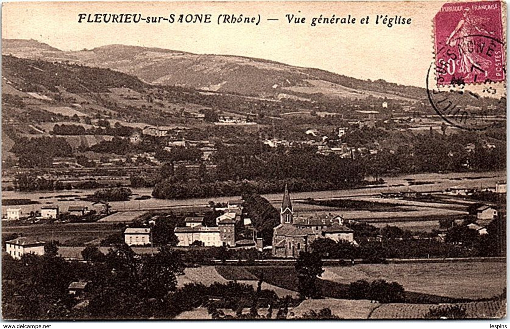 69 - FLEURIEU Sur SAÔNE --  Vue Générale Et L'Eglise - Feyzin