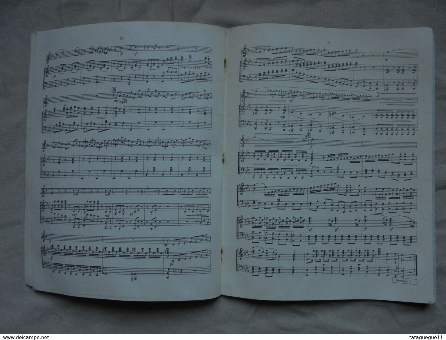 Ancien - Partition Hummel Johann Nepomuk Trumpet concerto 1959