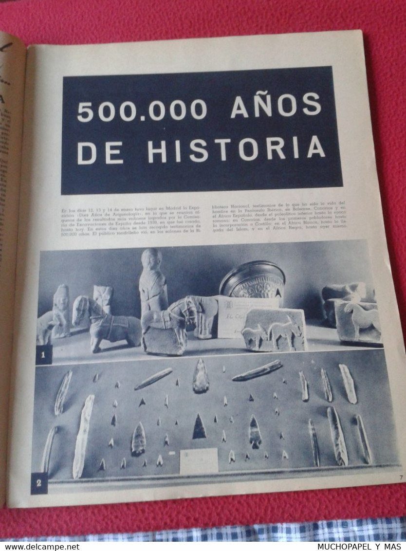 SPAIN ESPAGNE REVISTA MAGAZINE MUNDO HISPÁNICO AÑO III NÚM. 23 FEBRERO DE 1950, 60 PÁGINAS TOROS, ESTUDIANTINA CORTES...