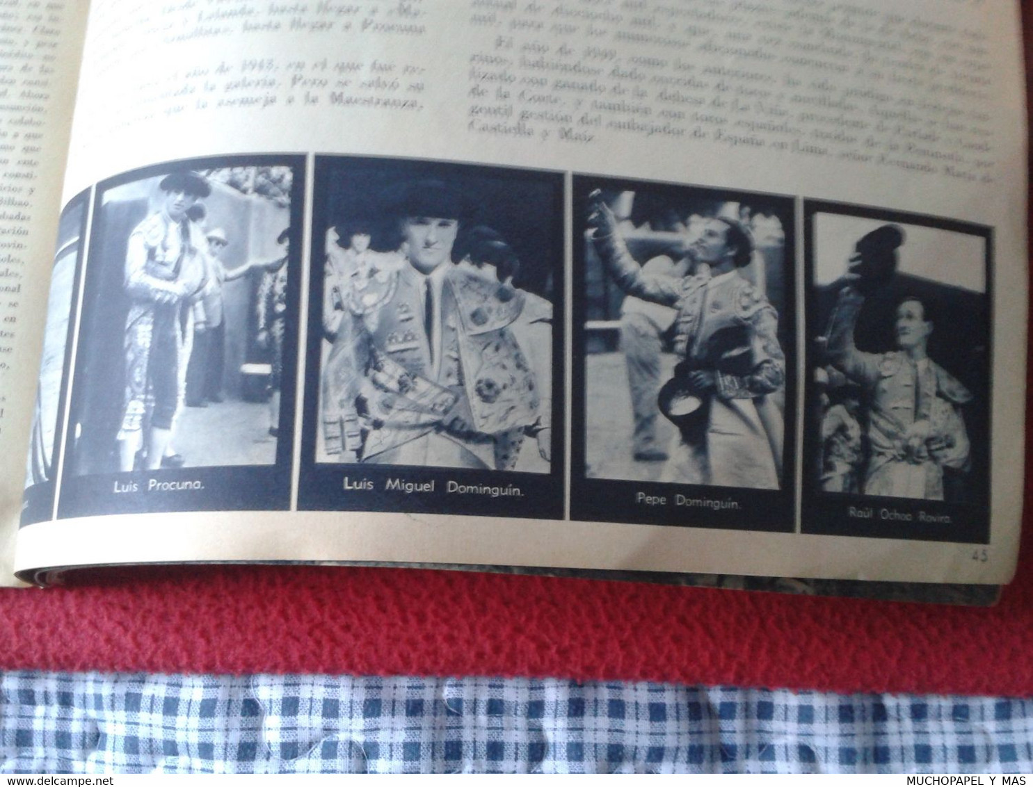 SPAIN ESPAGNE REVISTA MAGAZINE MUNDO HISPÁNICO AÑO III NÚM. 23 FEBRERO DE 1950, 60 PÁGINAS TOROS, ESTUDIANTINA CORTES...